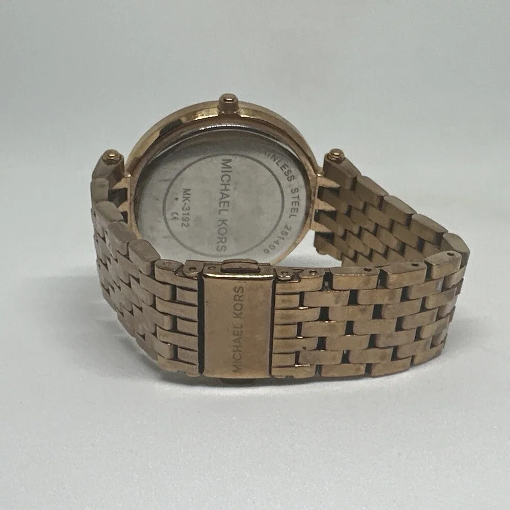 Michael Kors Darci MK3192 Women's Rose Gold Stainless Steel Analog Watch HME647